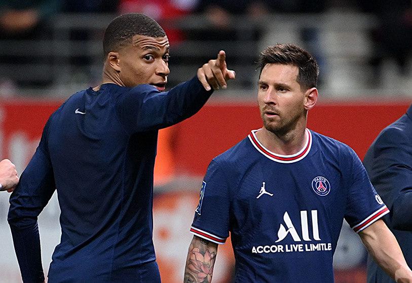 ខ្សែប្រយុទ្ធ Kylian Mbappe និង Lionel Messi&nbsp;