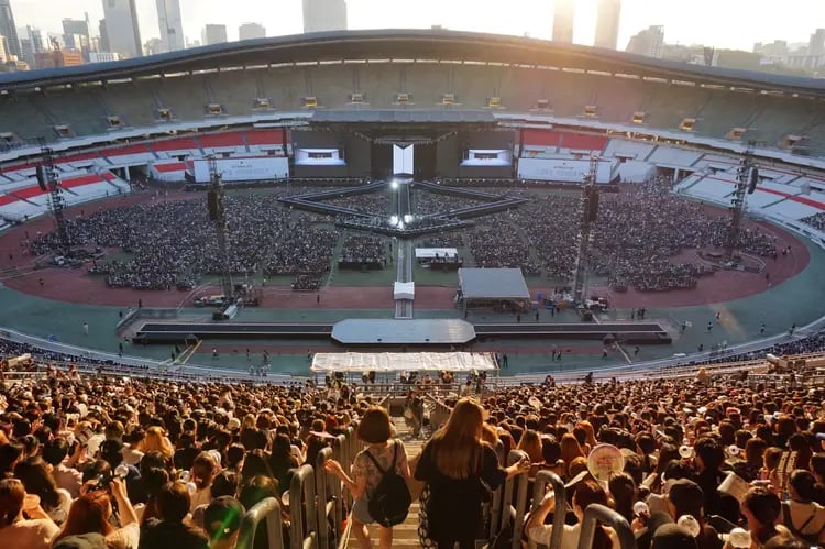 រូបភាពក្នុង Concert របស់ BTS