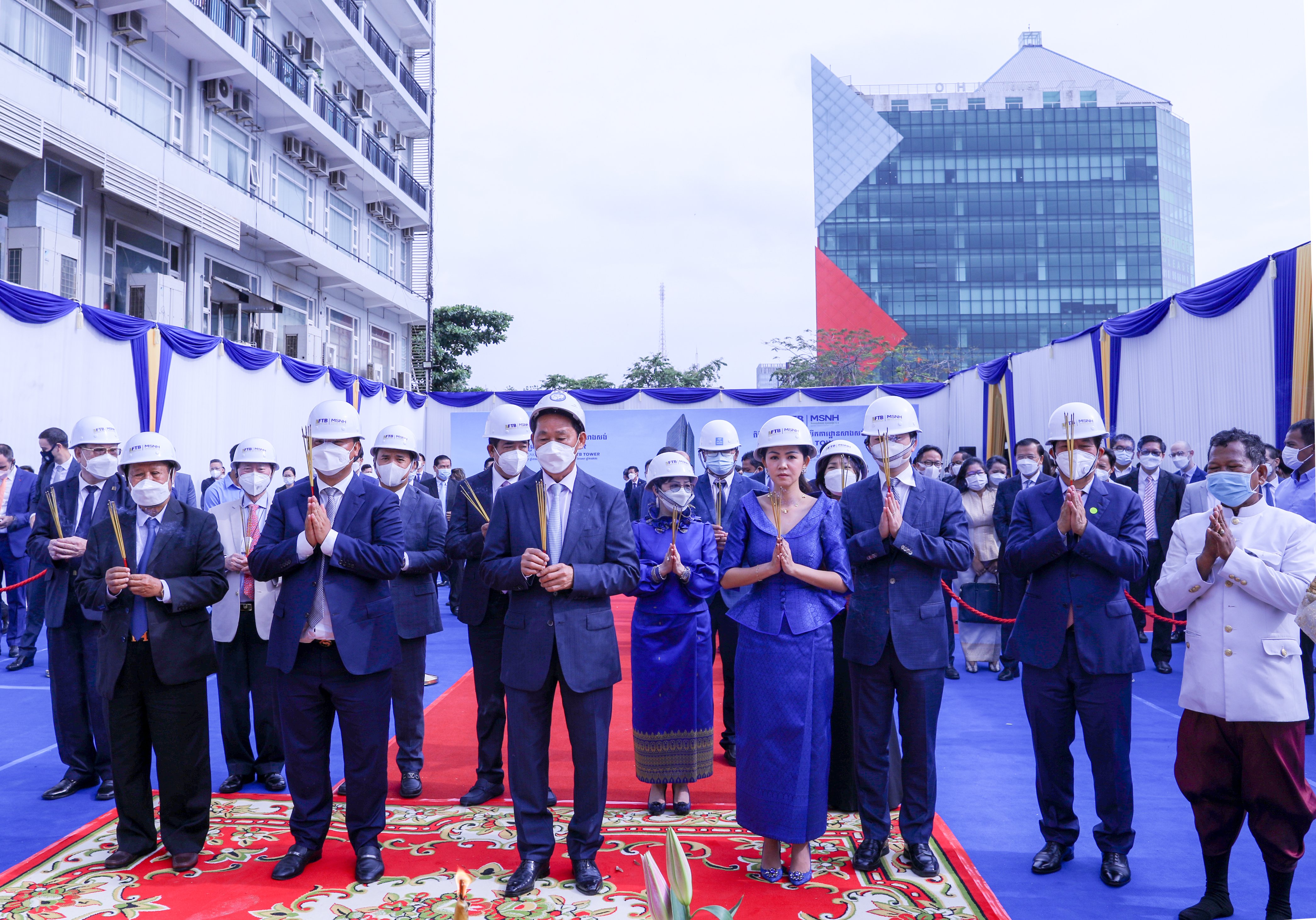 ធនាគារ FTB ប្រារព្ធពិធីបើកការដ្ឋានសាងសង់ទីស្នាក់ការកណ្តាលថ្