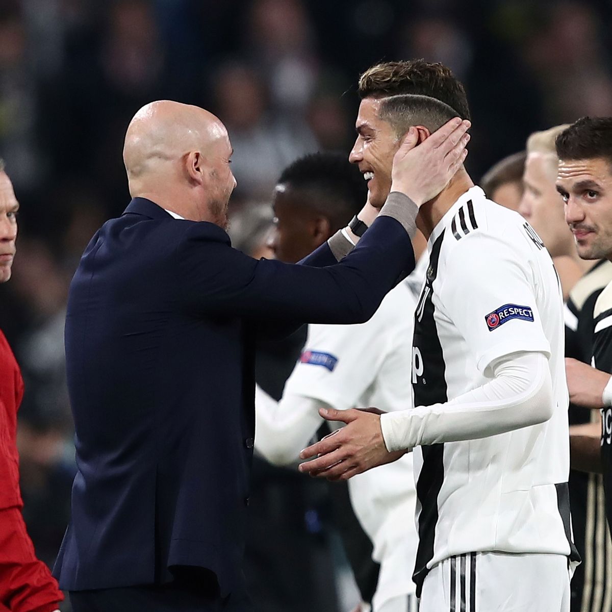 លោក&nbsp;Erik Ten Hag និង Cristiano Ronaldo&nbsp;