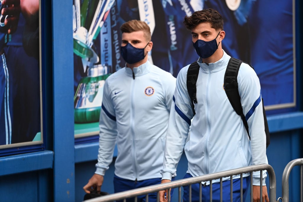 កីឡាករ Kai Havertz និង Timo Werner