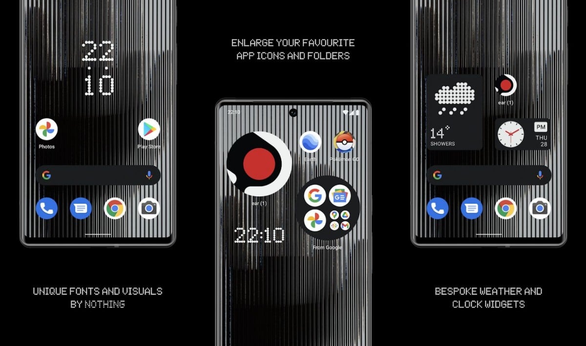 កម្មវិធី Launcher របស់ក្រុមហ៊ុន Nothing