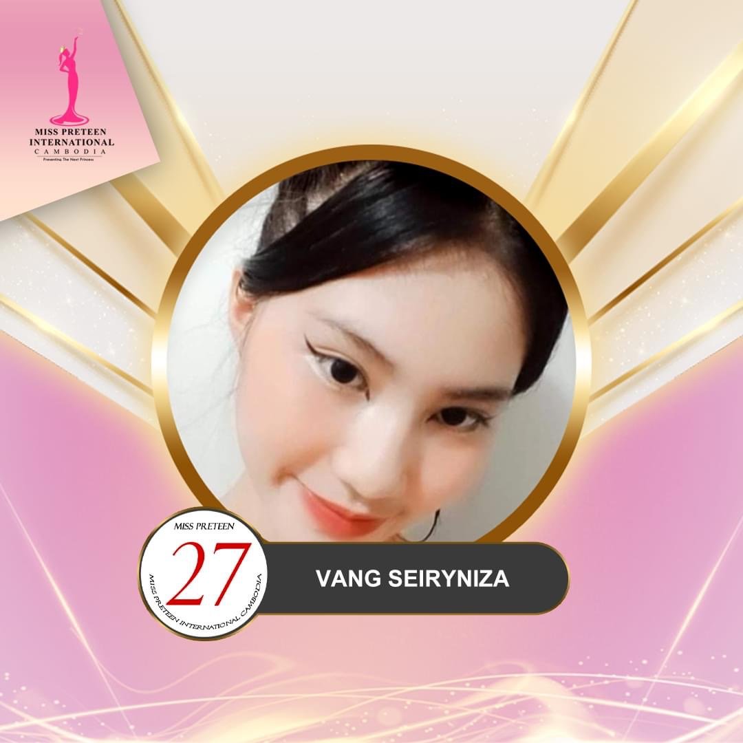 បេក្ខនារី Miss Preteen International Cambodia&nbsp;