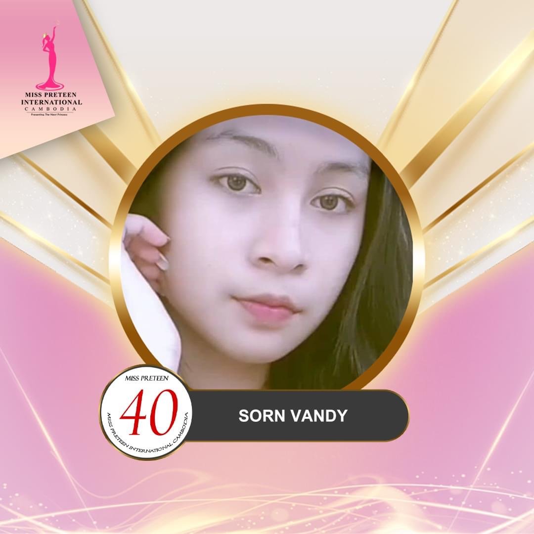 បេក្ខនារី Miss Preteen International Cambodia&nbsp;