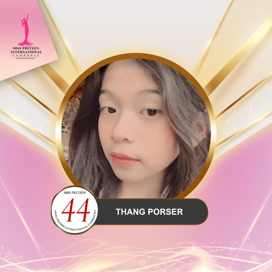 បេក្ខនារី Miss Preteen International Cambodia&nbsp;