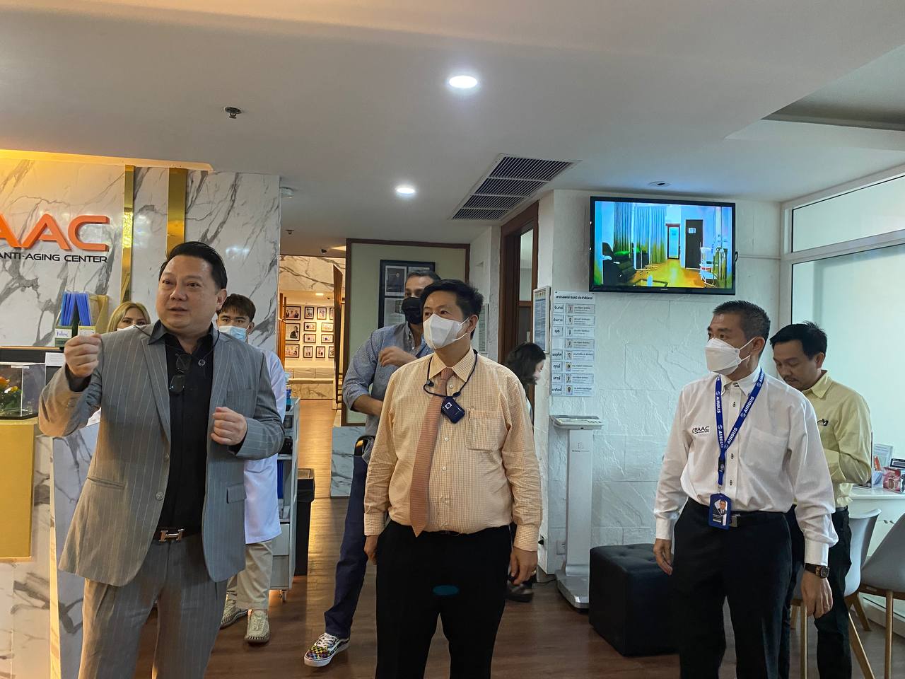 ទិដ្ឋភាពបង្ហាញពីមជ្ឈមណ្ឌលថែរក្សាសម្ផស្ស Bangkok Anti-Aging
