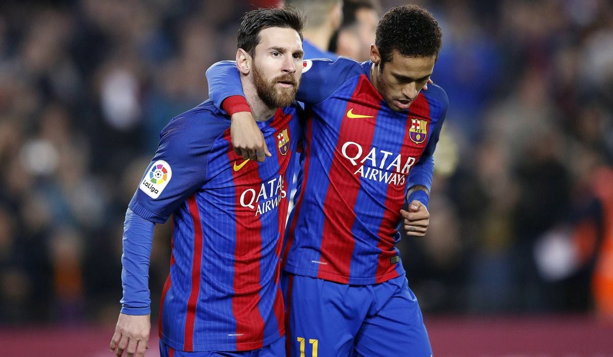 កីឡាករ&nbsp;Lionel Messi&nbsp;និង&nbsp;Neymar