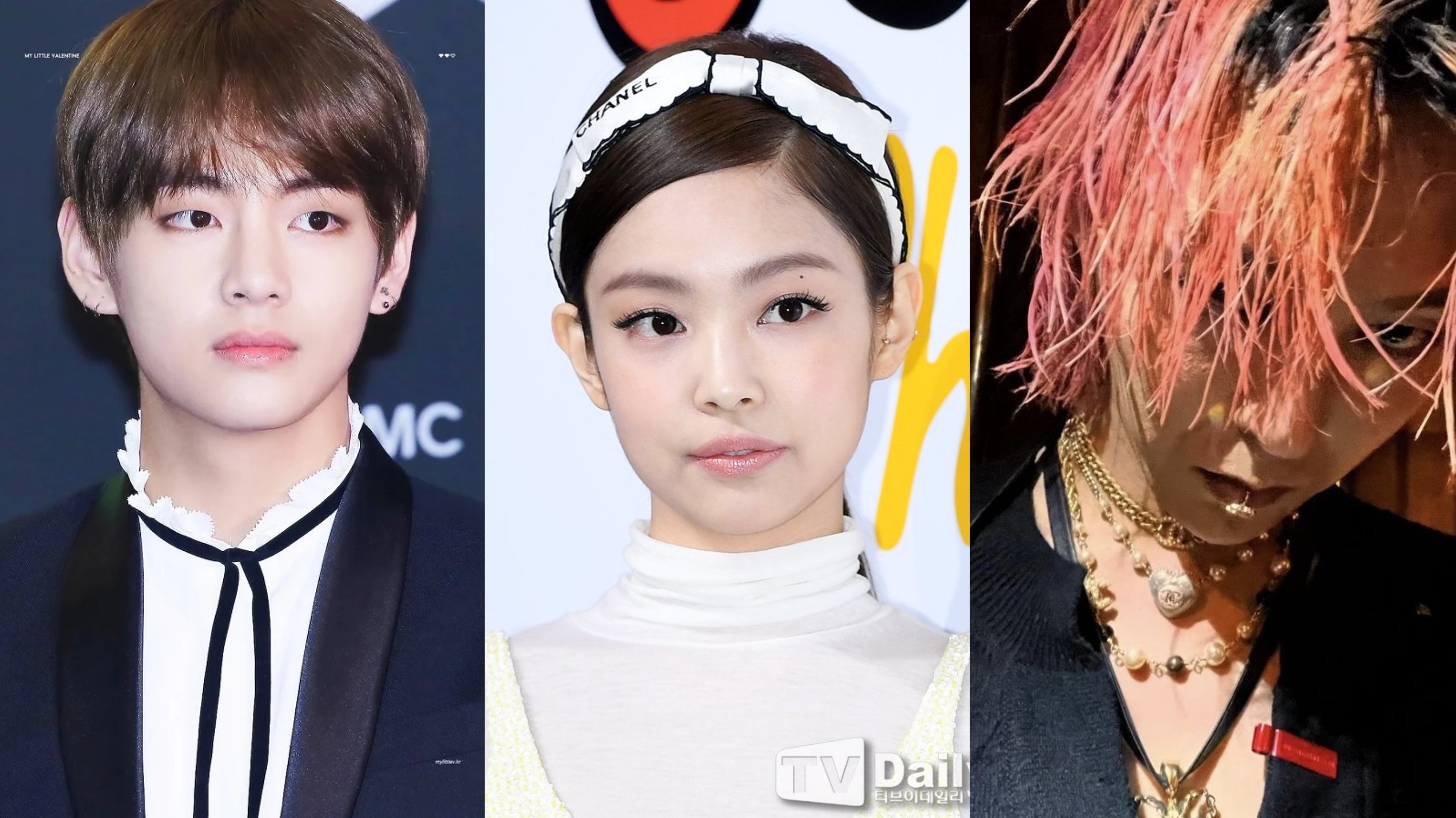 V និង Jennie និង G-Dragon&nbsp;