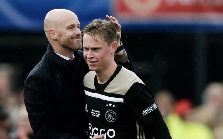 លោក Erik ten Hag និង Frenkie de Jong