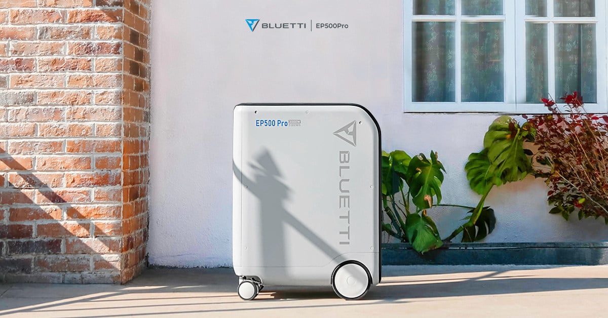 ម៉ាស៊ីនភ្លើងសូឡា Bluetti EP500Pro