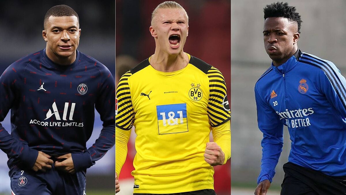 Mbappe, Haaland និង Vinicius Jr.