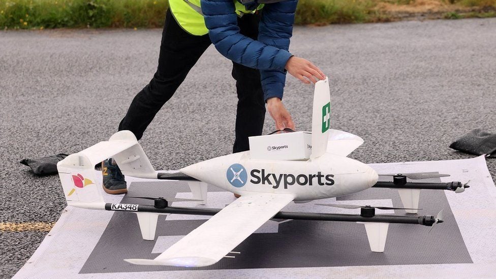 ដ្រូនរបស់ក្រុមហ៊ុន Skyports