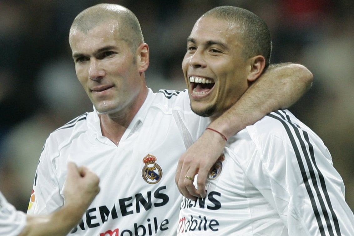 លោក Ronaldo Nazario និង Zinedine Zidane
