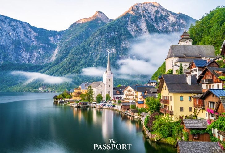 ទិដ្ឋភាពនៅ&nbsp;Lake Hallstatt