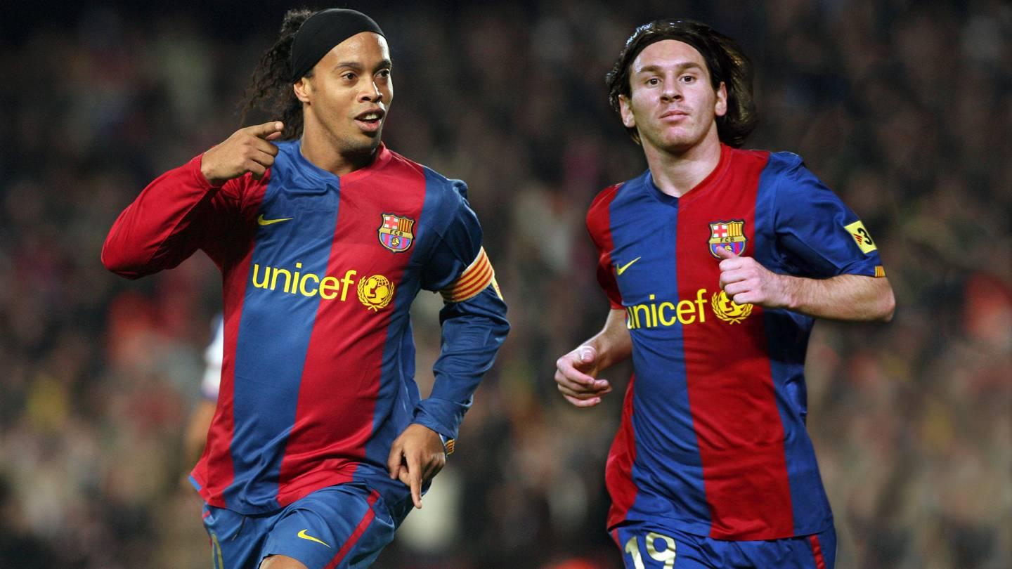 Lionel Messi និង Ronaldinho