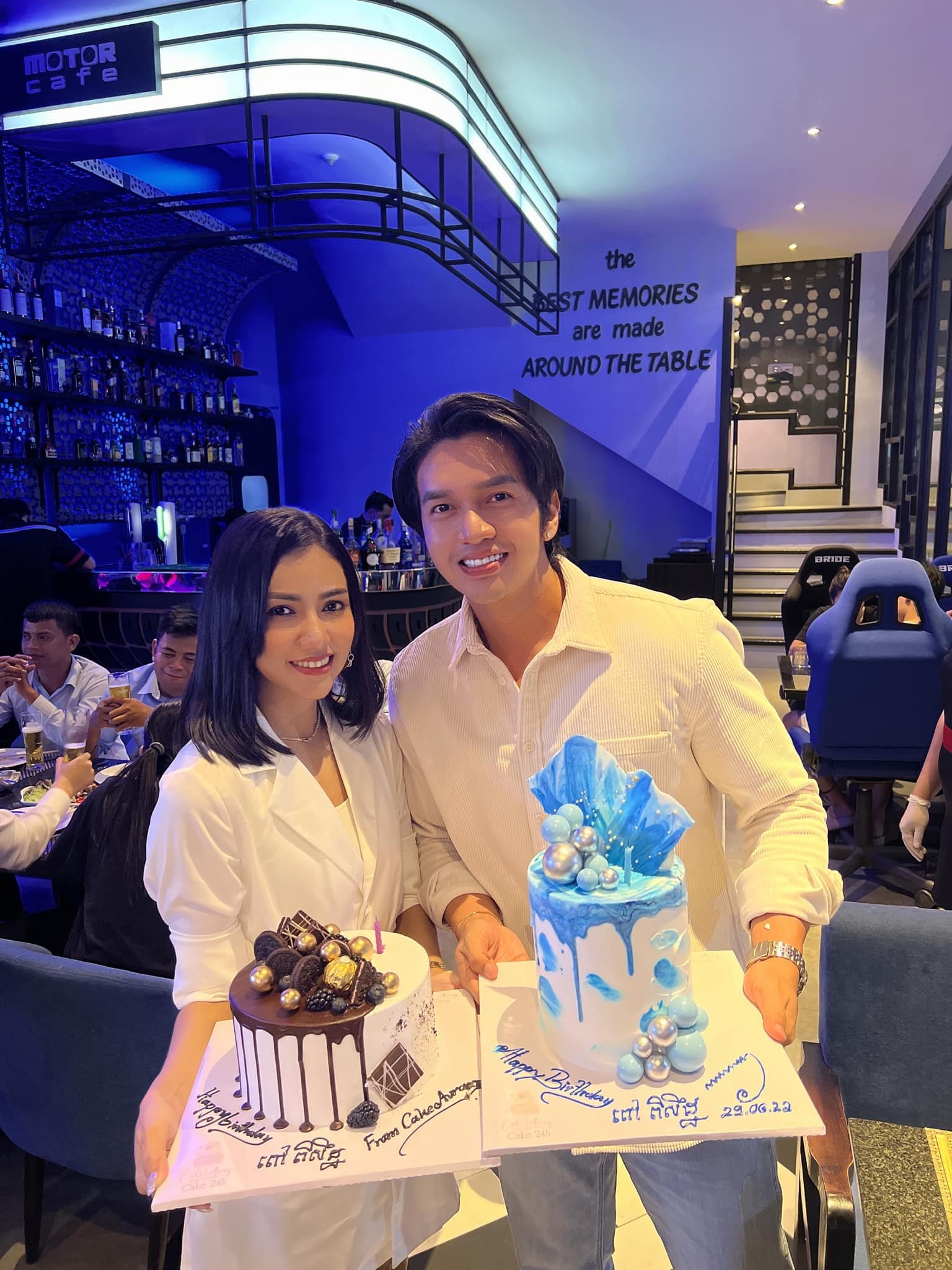 &nbsp; កញ្ញា ពៅ​ លីដា និងប្អូនប្រុស