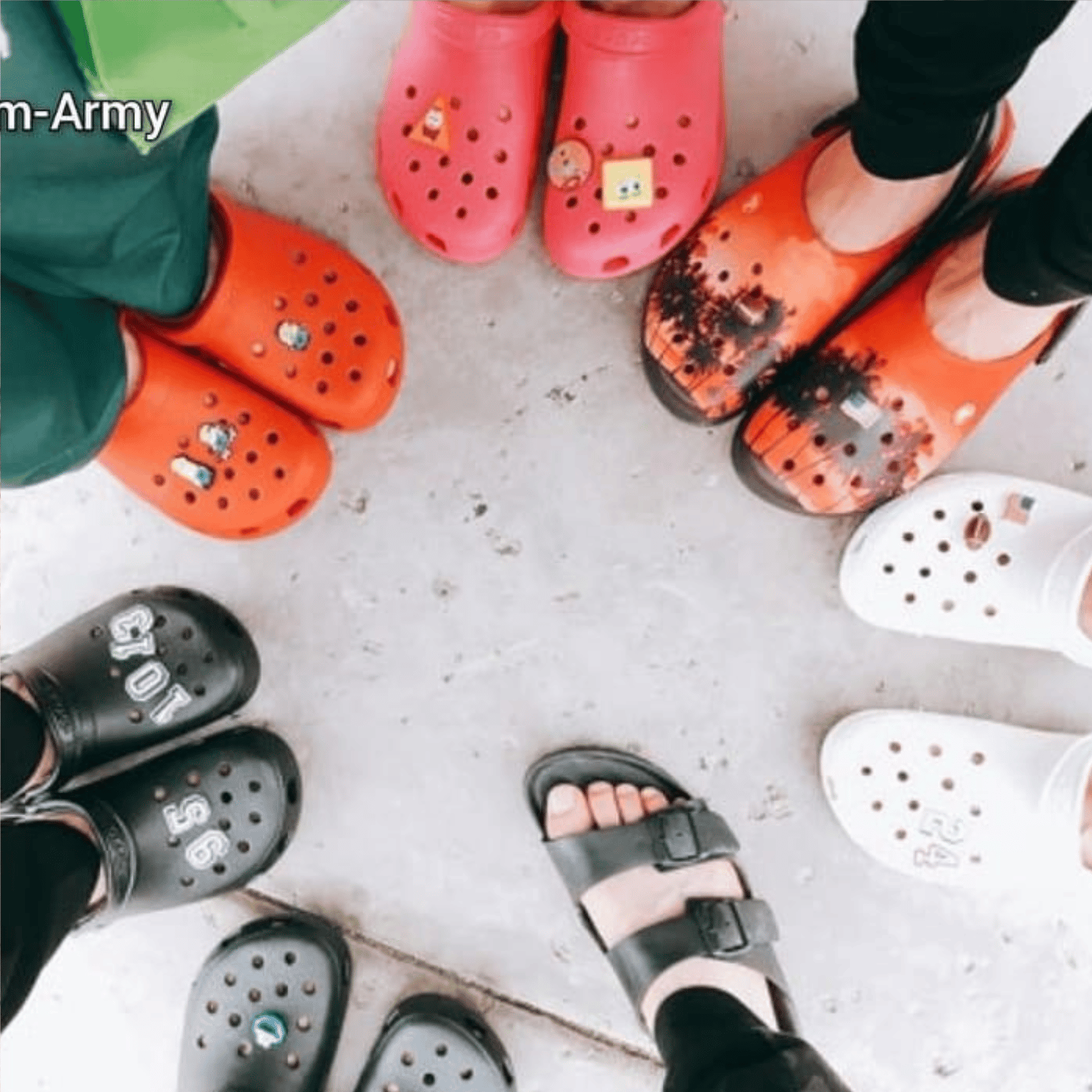 ម៉ូតស្បែកជើង ប្រភេទ croc&nbsp;
