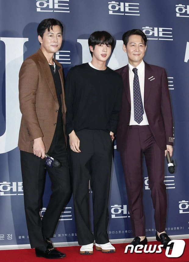 Jung Woo Sung , Jin (BTS) និង Lee Jung Jae