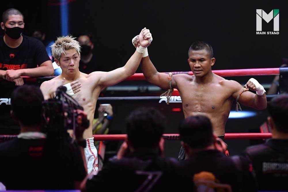 &nbsp; ​ កីឡាករ&nbsp;Buakaw Banchamek និង Kota Miura