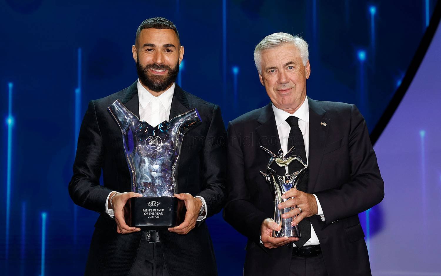 លោក Carlo Ancelotti និង Karim Benzema