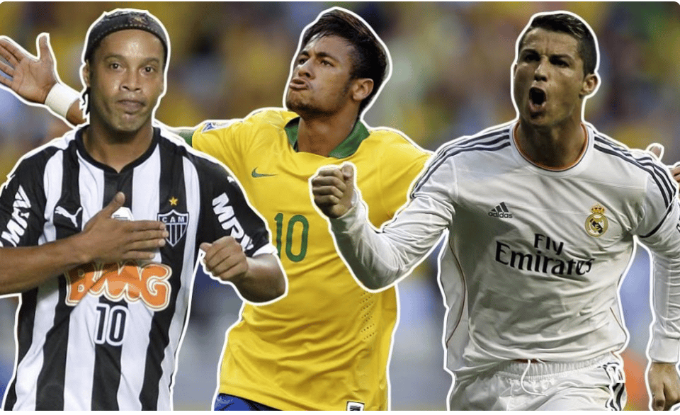 Cristiano Ronaldo, Ronaldinho និង Neymar