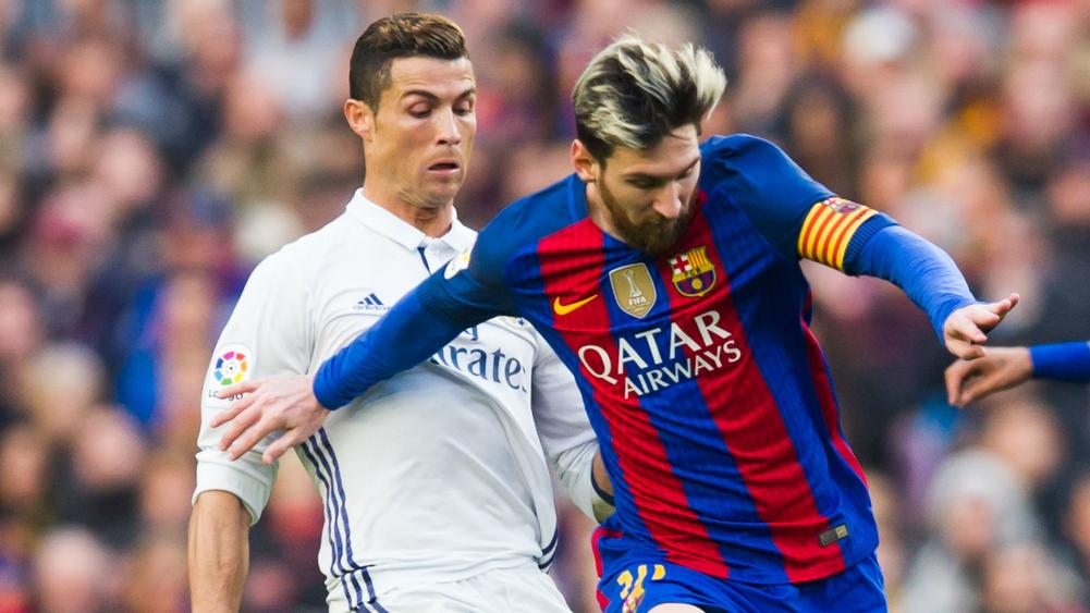 ខ្សែប្រយុទ្ធ Cristiano Ronaldo និង Lionel Messi&nbsp;