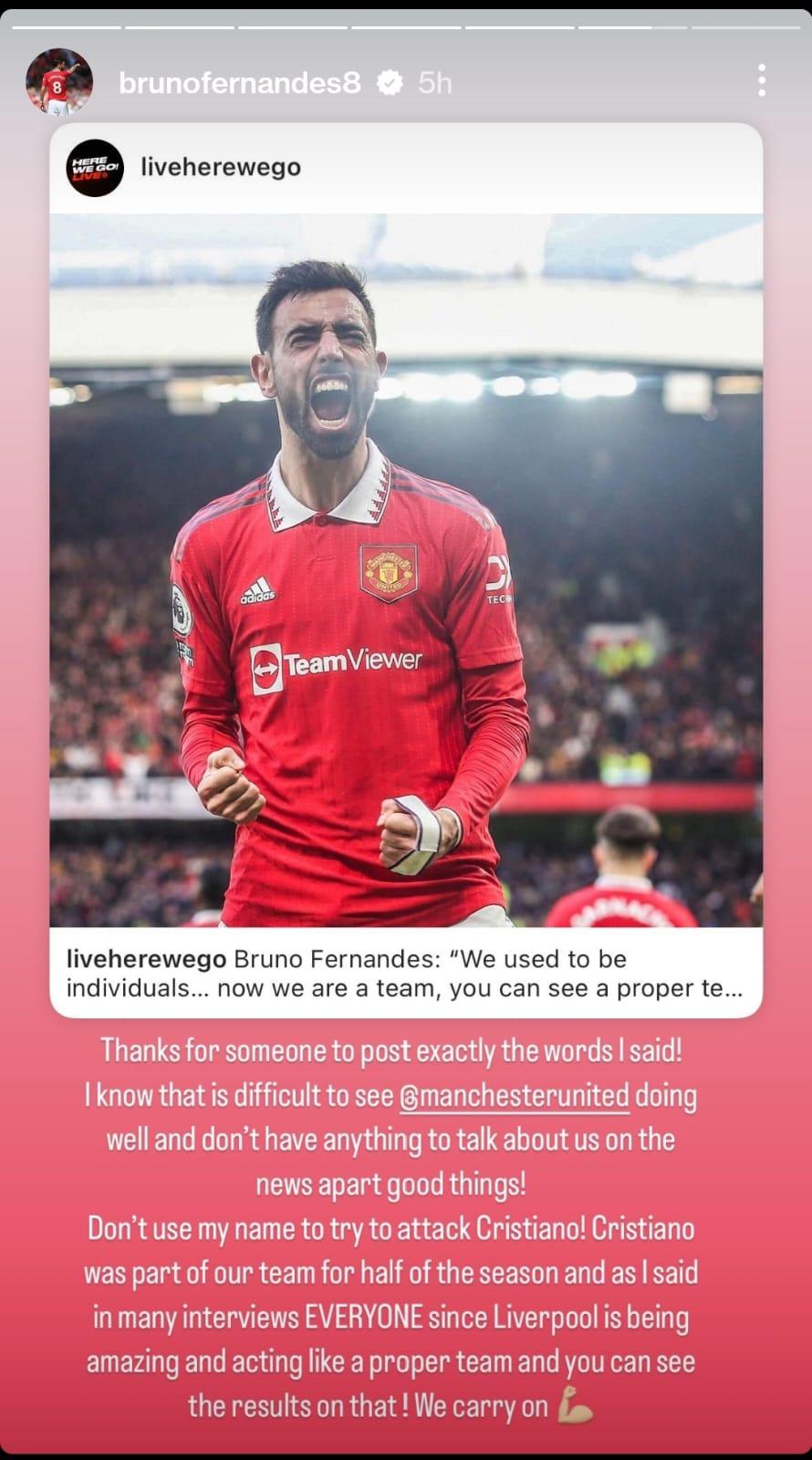 សាររបស់ Bruno Fernandes&nbsp;