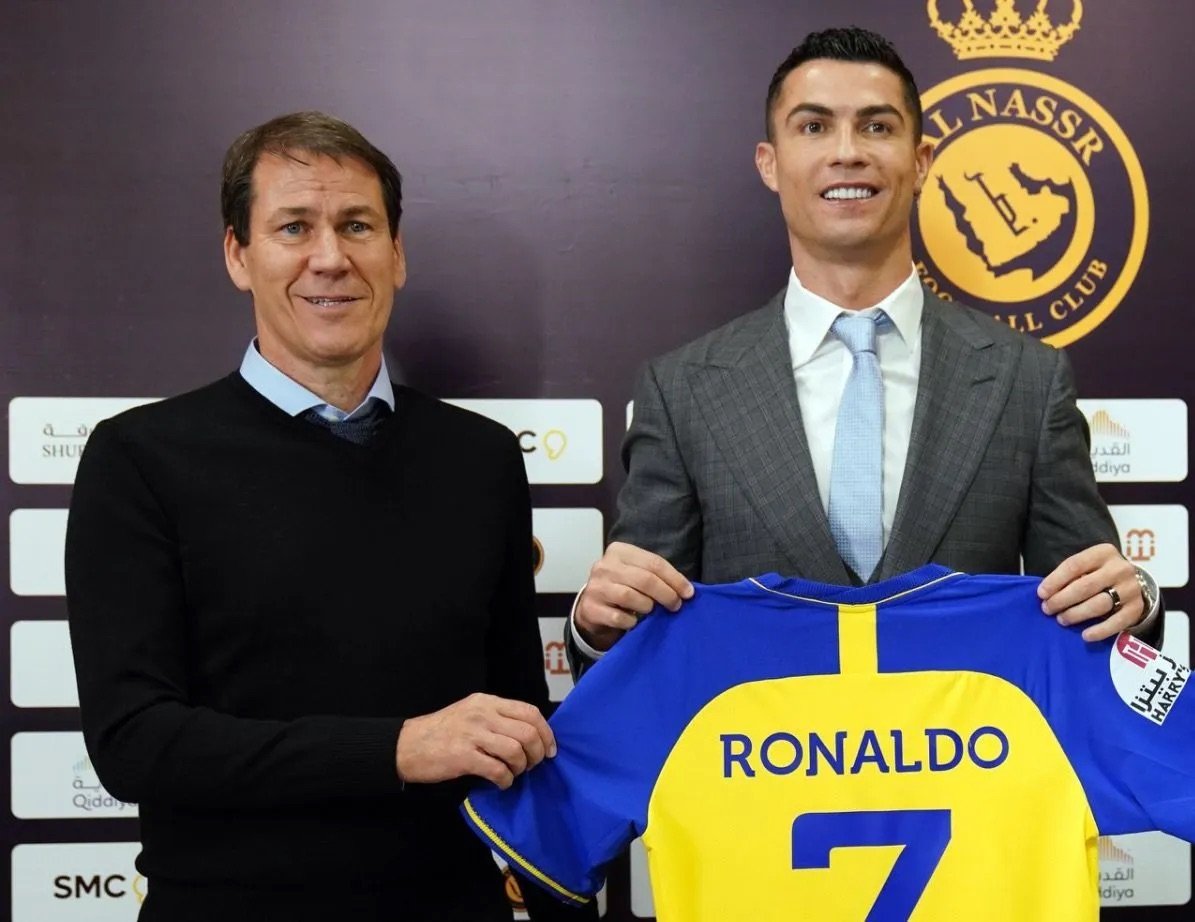 លោក Rudi García និង Cristiano Ronaldo