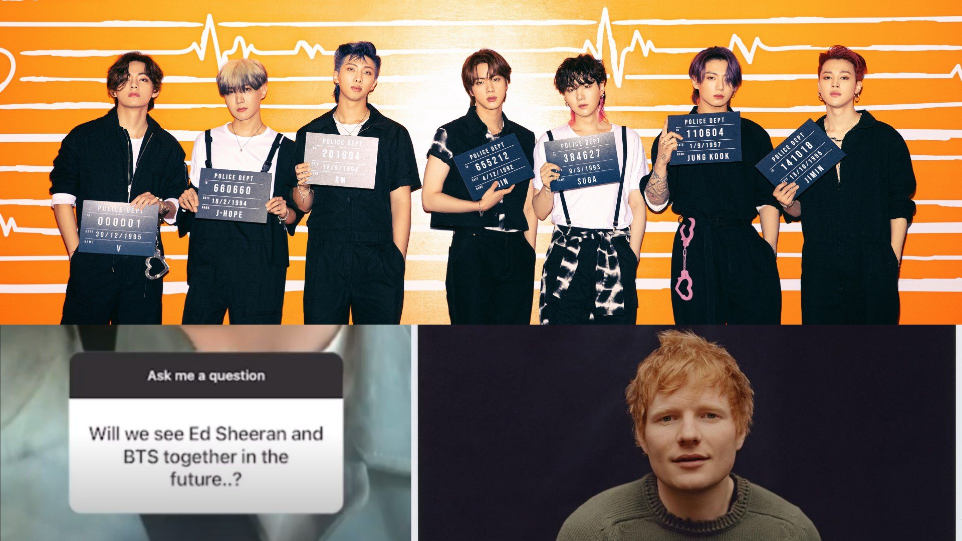 Tracklist of BTS's 'Butter' album shows Ed Sheeran in 'Permission to Dance