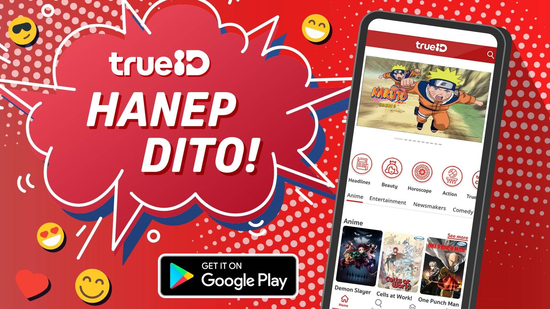 Have an Anime-zing time watching anime for free on the TrueID app - TrueID