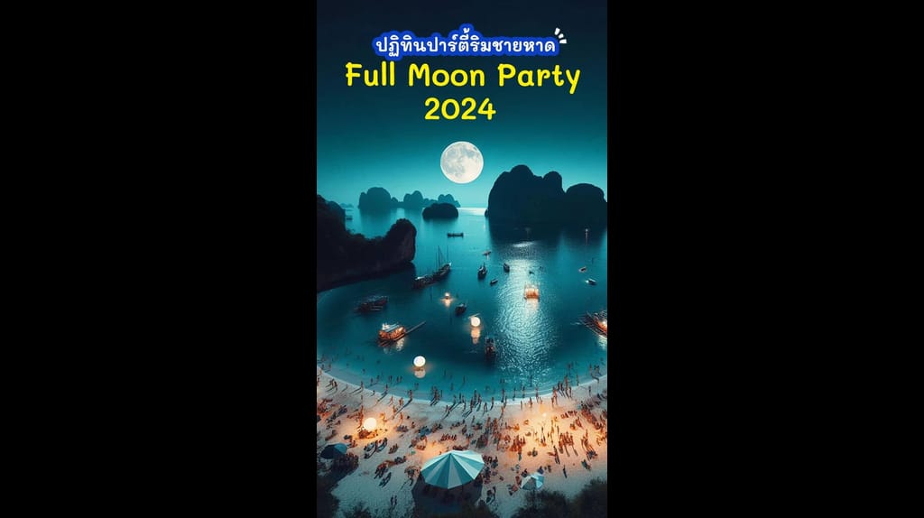 ปฏิทิน Full Moon Party 2024 เกาะพะงัน สนุกสุดเหวี่ยง! TrueID Shorts