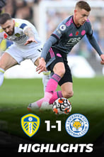 Leeds United 1-1 Leicester City | EPL Highlight