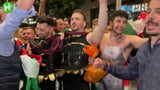 Fans Rayakan Lolosnya Italia ke Final Euro 2020
