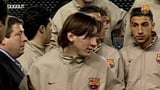 Aksi Lionel Messi saat di Tim Junior Barcelona