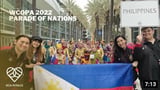 WCOPA 2022 - TEAM PHILIPPINES PARADE OF NATIONS | Geca Morales