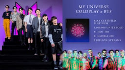 Lagu Collab BTS dan Coldplay “My Universe” Raih Platinum