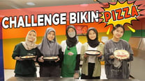 Pizza Challenge KidZania Jakarta Bareng Pemenang DPB Meme Challenge