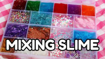 Mixing All Clear Slime