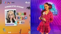 Andrea Brillantes and AC Bonifacio own the Online Station x BaiCon Spotlight Awards