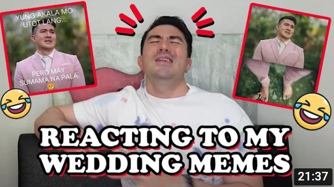 Watch Luis Manzano Reacts To His Wedding Photo Memes Free Trueid