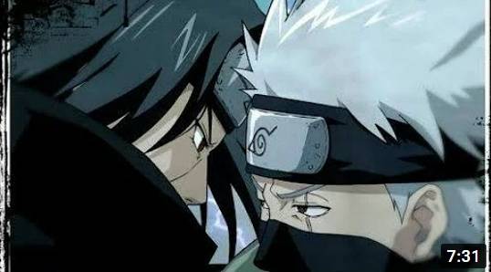 NARUTO CLASSICO DUBLADO KAKASHI VS ITACHI #naruto #otaku #itachi #kaka