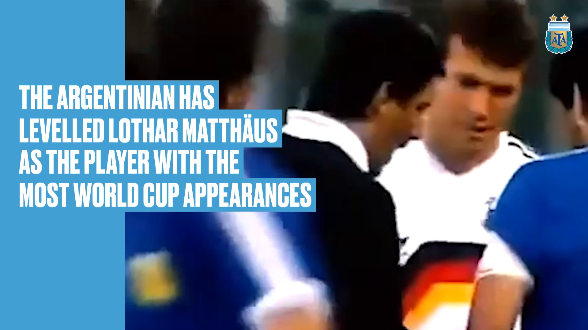 Messi levels Matthäus as player with most World Cup appearances