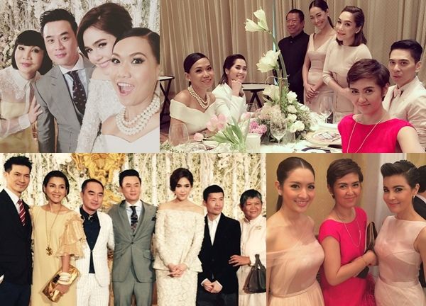กองทัพซุปตาร์ ตบเท้าเข้าร่วมแสดงความยินดี งานแต่งชมพู่-น็อต!!!