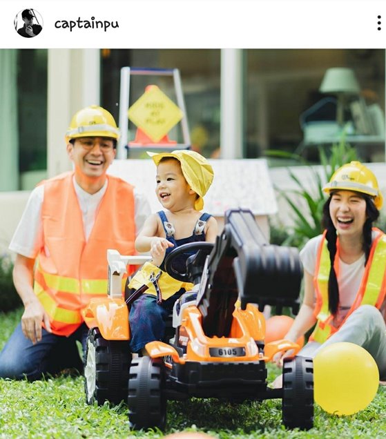 กัปตัน-เอ๊ก จัดปาร์ตี้วันเกิด น้องดิน
