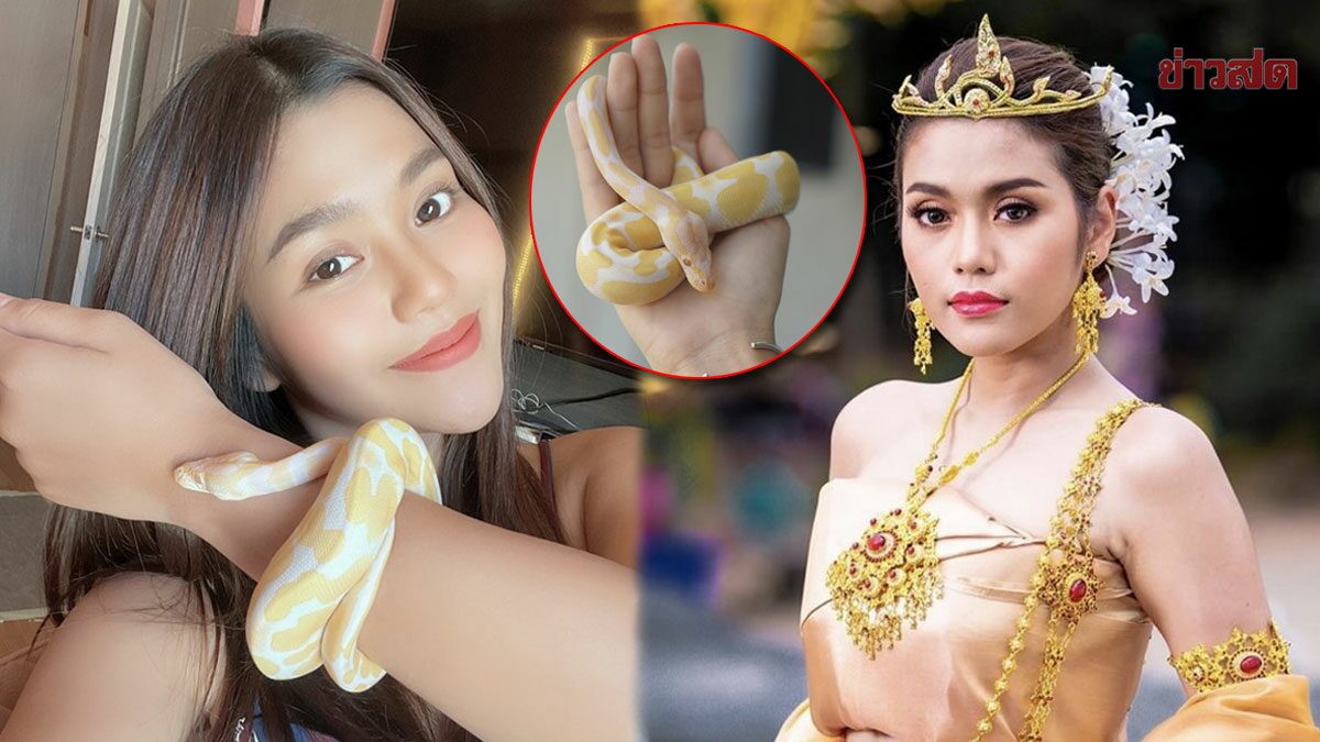 ธัญญ่า อาร์สยาม เปิดตัวสมาชิกใหม่ “น้องคำแก้ว” เชื่อชีวิตผูกพันกับงู