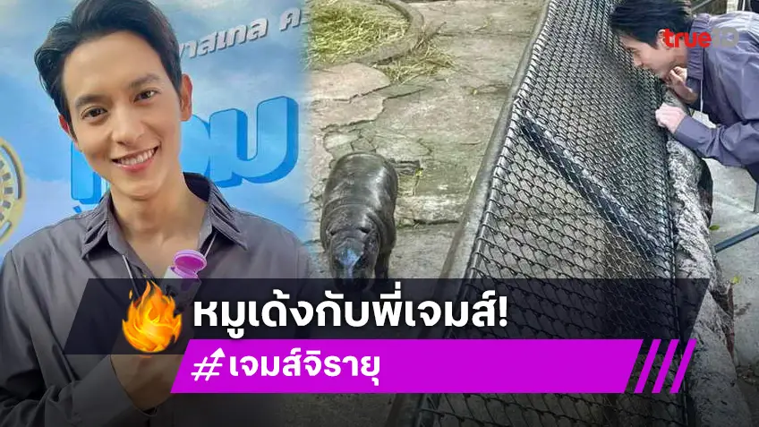 เจมส์ จิรายุ แอบส่อง หมูเด้ง ติดขอบบ่อ แต่มาผิดเวลาทำเอาเสียอาการ?