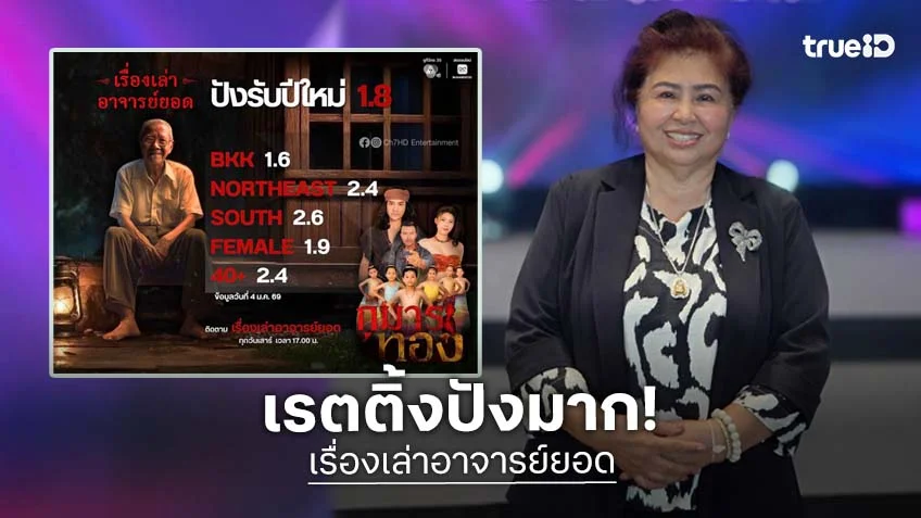 "เรื่องเล่าอาจารย์ยอด" ฟาดเรตติ้งสุดปัง แง้มปี 2569 ทำเรื่องที่หลายคนอยากดู