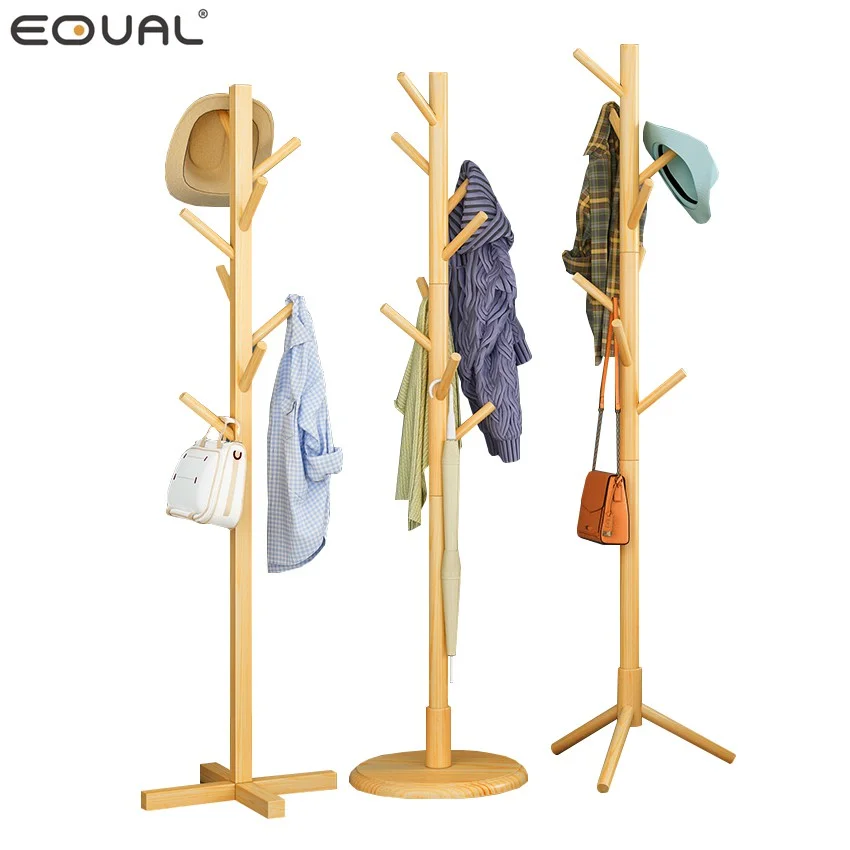 EQUAL ราวไม้ ราวแขวนเสื้อผ้าอเนกประสงค์