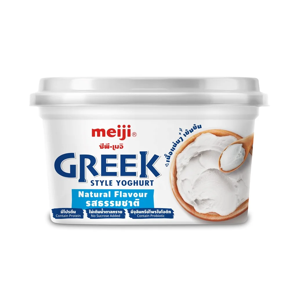 เมจิโยเกิร์ตกรีกสไตล์รสธรรมชาติ 500กรัม