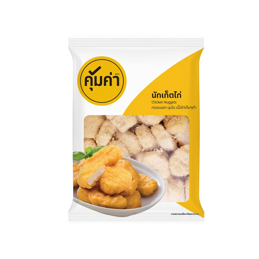 คุ้มค่า นักเก็ตไก่แช่แข็ง 1กก.